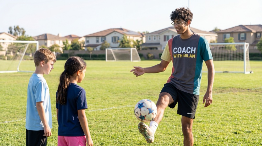 Milan demonstrating tricks